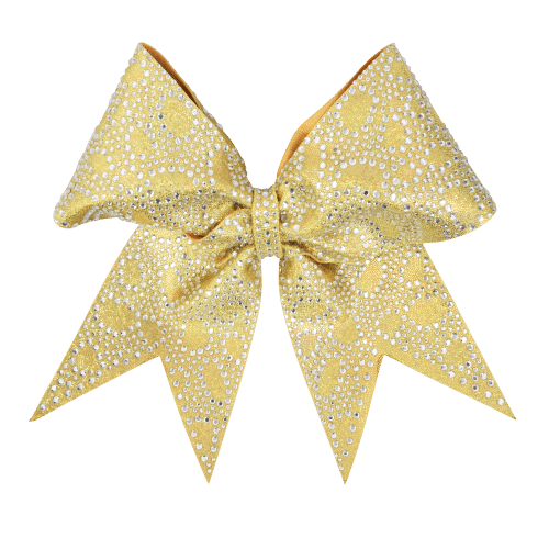 Transparent Gold Ribbon Bow And Arrow Christmas Ornament for Christmas