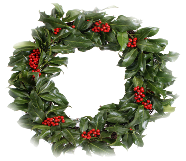 Transparent Wreath Christmas Garland Evergreen Christmas Decoration for Christmas