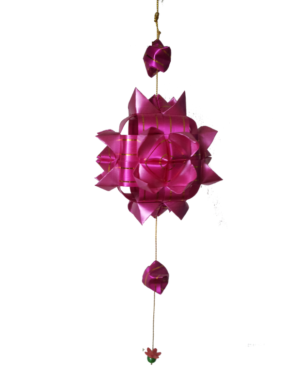 Transparent Rose Flower Garden Roses Pink Christmas Ornament for Christmas