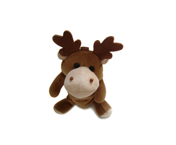 Transparent Reindeer Santa Claus Christmas Stuffed Toy Deer for Christmas