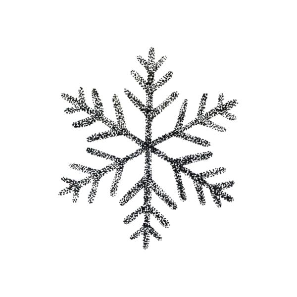 Transparent Tattoo Snowflake Drawing Black And White Tree for Christmas