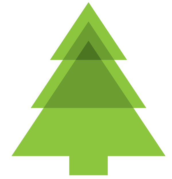 Transparent Emoji Symbol Tree Green Christmas Tree for Christmas