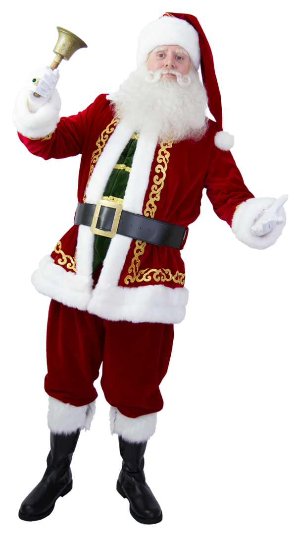 Transparent Santa Claus Costume Christmas Ornament for Christmas