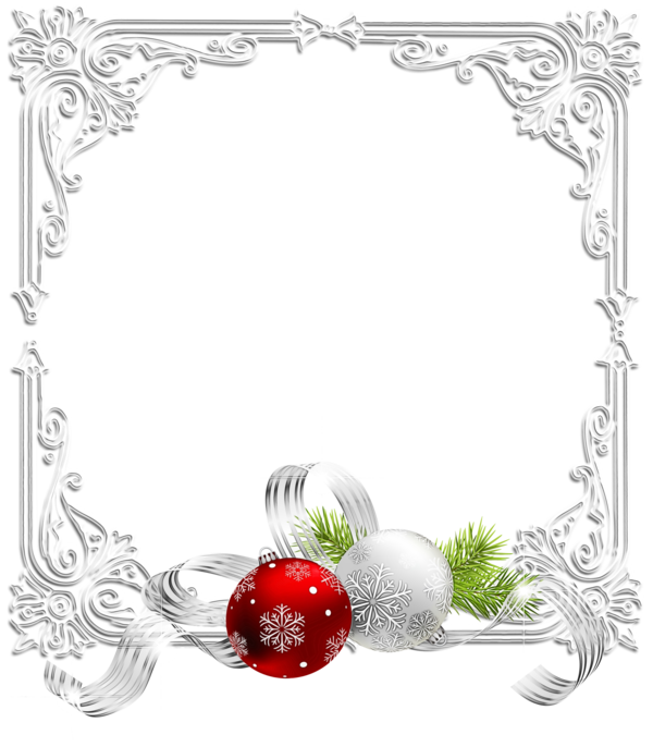 Transparent Christmas Day Picture Frames Jingle Bell Ornament Picture Frame for Christmas
