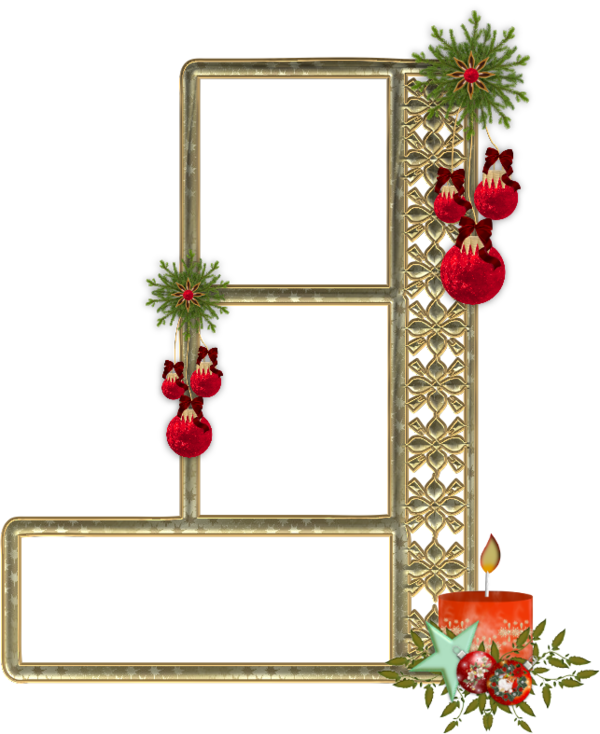 Transparent Picture Frames Painting Drawing Christmas Decoration Picture Frame for Christmas