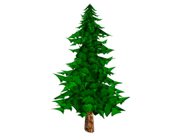 Transparent Pine Fir Christmas Tree Tree for Christmas