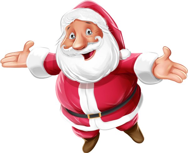 Transparent Boxing Uppercut Contact Sport Santa Claus Finger for Christmas