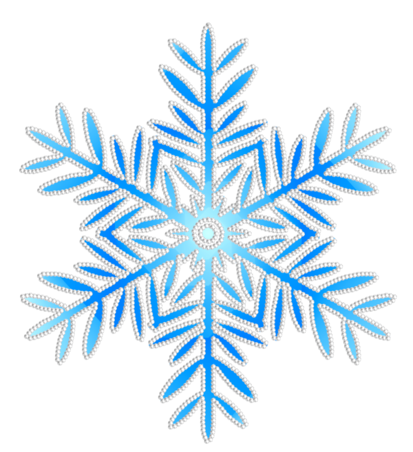 Transparent Snowflake Paper United States Blue Leaf for Christmas
