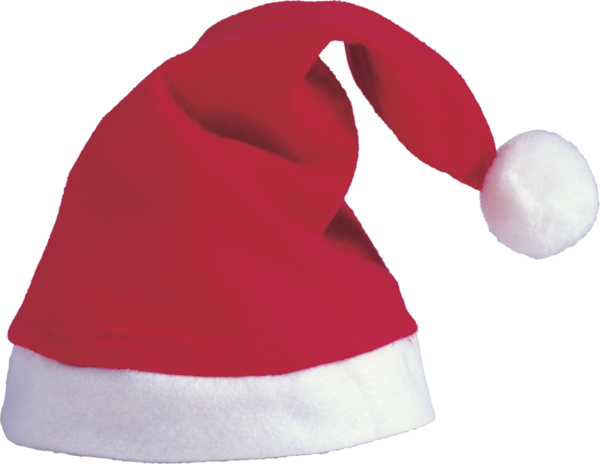 Transparent Hat Santa Claus Bonnet Headgear for Christmas