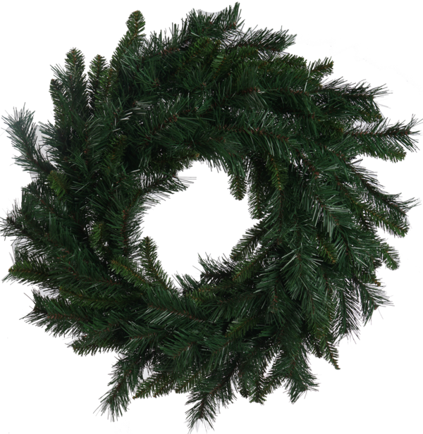 Transparent Wreath Spruce Tree for Christmas