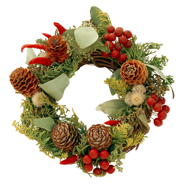 Transparent Wreath Christmas Crown Christmas Decoration for Christmas