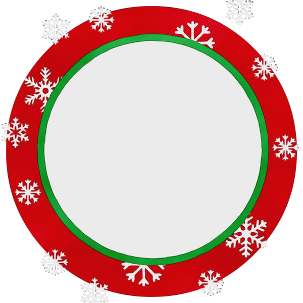 Transparent Christmas Ornament Christmas Tree Christmas Day Circle Picture Frame for Christmas