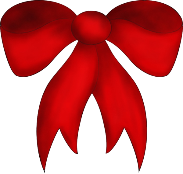 Transparent Christmas Day Christmas Graphics Ribbon Red for Christmas