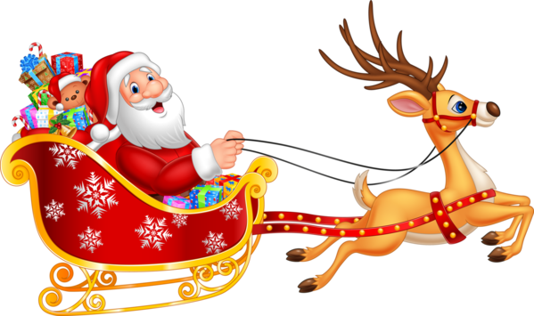 Transparent Santa Claus Reindeer Norad Tracks Santa Christmas Ornament Recreation for Christmas