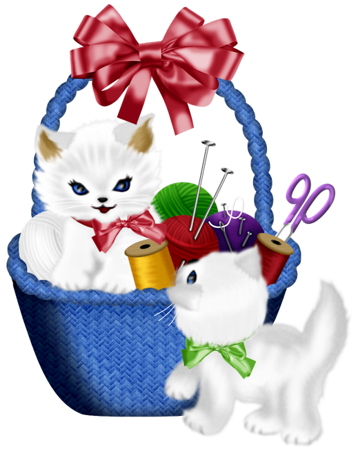 Transparent Whiskers Kitten Food Gift Baskets Cat Christmas Ornament for Christmas