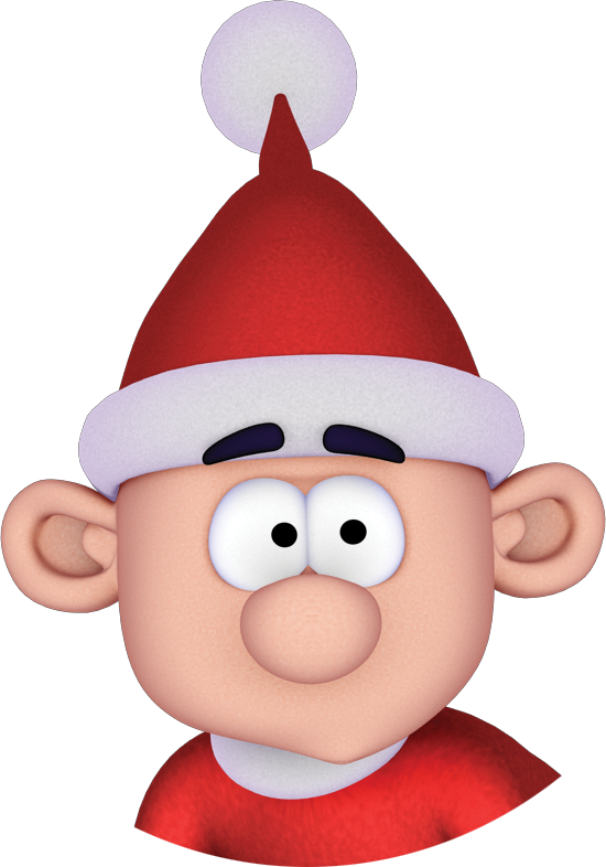 Transparent Santa Claus Christmas Ornament Cartoon Headgear for Christmas