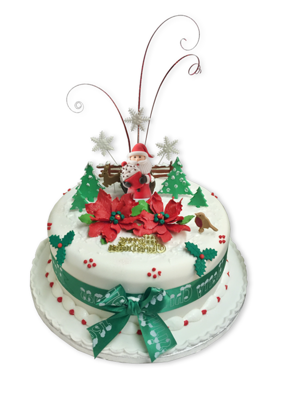 Transparent Christmas Cake Birthday Cake Cake Decorating Christmas Ornament for Christmas