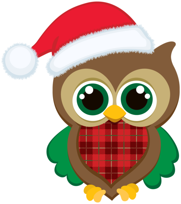 Transparent Owl Christmas Graphics Christmas Day Cartoon for Christmas