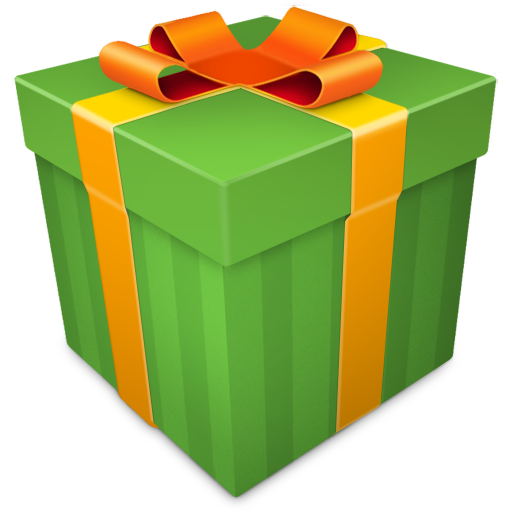 Transparent Santa Claus Gift Christmas Gift Box for Christmas