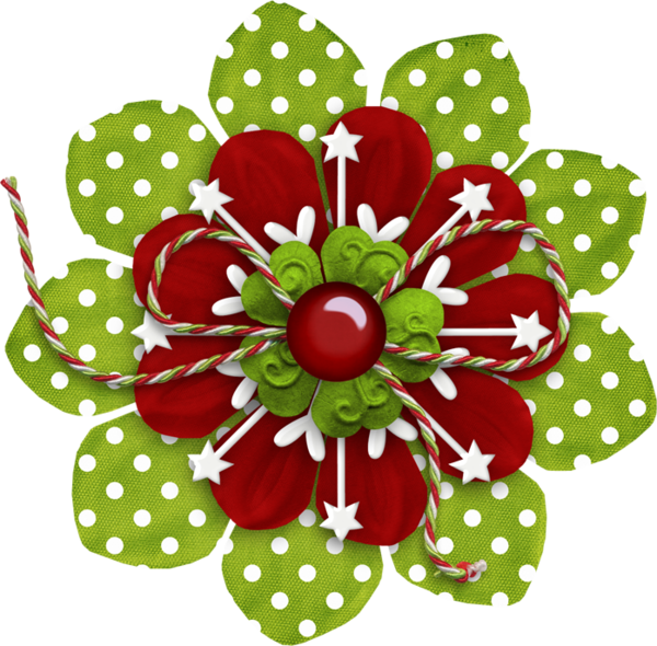 Transparent Floral Design Flower Poinsettia Cut Flowers for Christmas