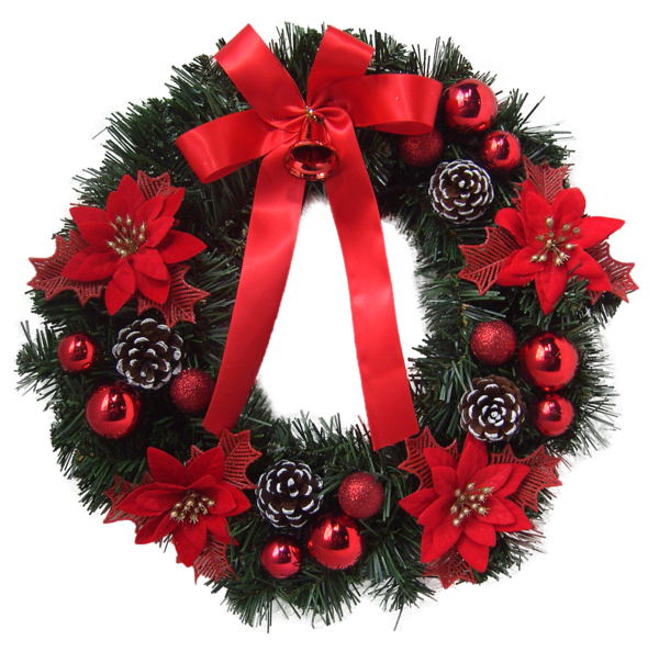 Transparent Wreath Festoon Christmas Christmas Decoration for Christmas