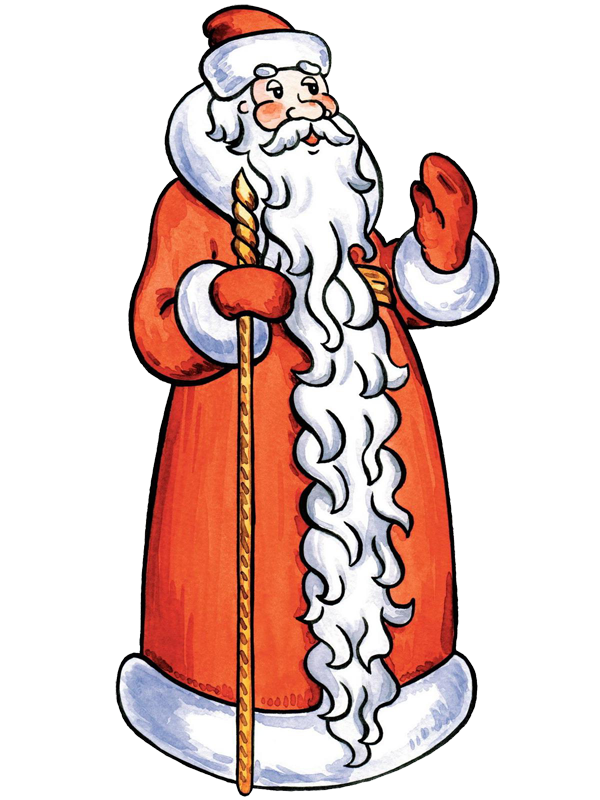 Transparent Ded Moroz Snegurochka Christmas Christmas Ornament for Christmas