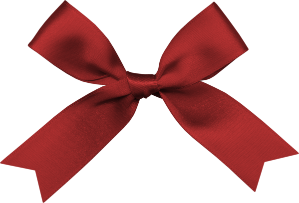 Transparent Christmas Santa Claus Knot Bow Tie Ribbon for Christmas