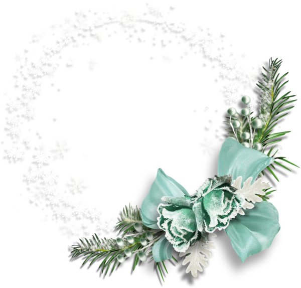 Transparent Christmas Ornament Scrapbooking Christmas Ornament Flower for Christmas