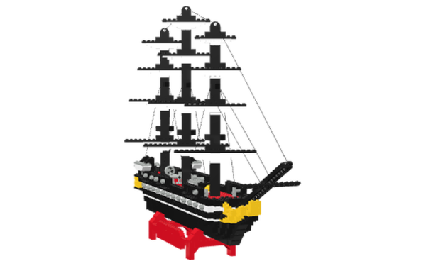 Transparent Sailing Ship Christmas Tree Ship Watercraft for Christmas