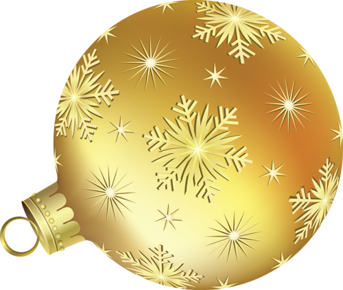 Transparent Christmas Ornament New Year Christmas Gold for Christmas