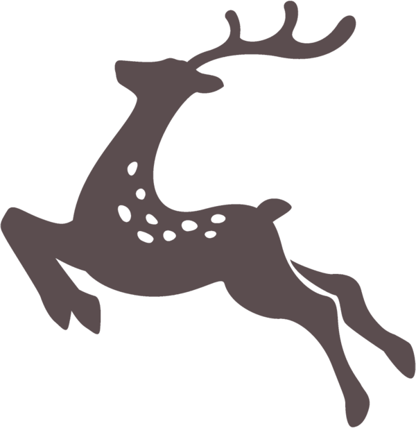 Transparent christmas Deer Reindeer Silhouette for Reindeer for Christmas