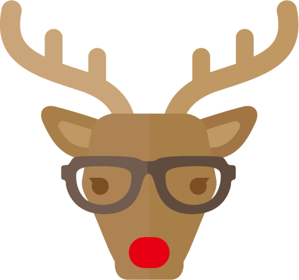 Transparent christmas Deer Head Reindeer for Reindeer for Christmas