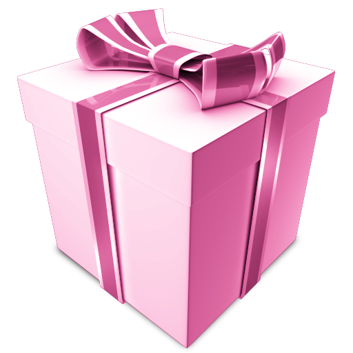 Transparent Gift Birthday Christmas Pink Box for Christmas