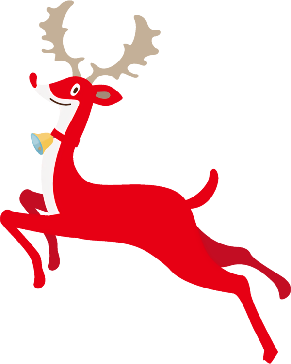 Transparent christmas Red Deer Reindeer for Reindeer for Christmas