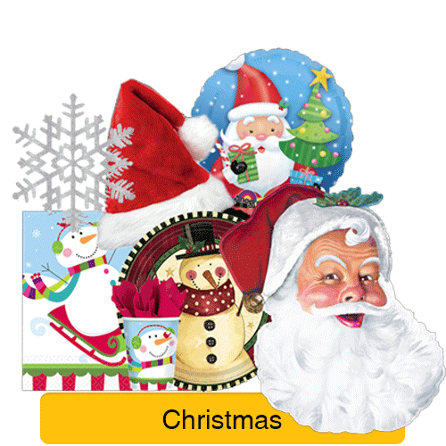 Transparent Color Blue Yellow Santa Claus Christmas Ornament for Christmas