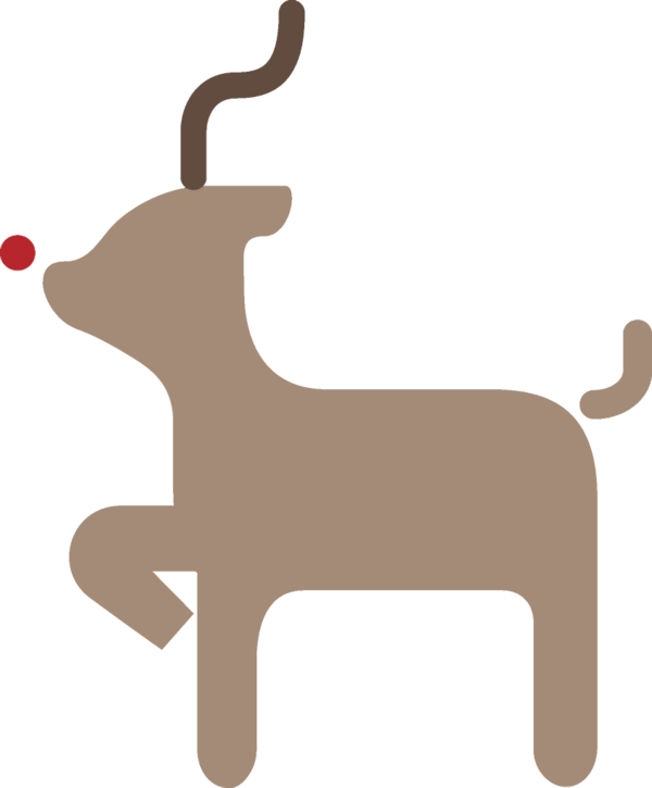 Transparent christmas Reindeer Deer Tail for Reindeer for Christmas