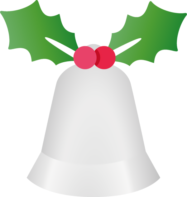 Transparent christmas Holly Bell for Jingle Bells for Christmas