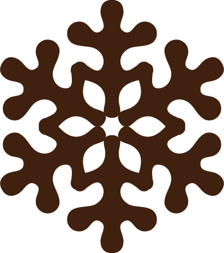 Transparent christmas Leaf Pattern Symmetry for Snowflake for Christmas