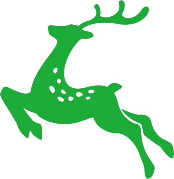 Transparent christmas Green Animal figure Tail for Reindeer for Christmas