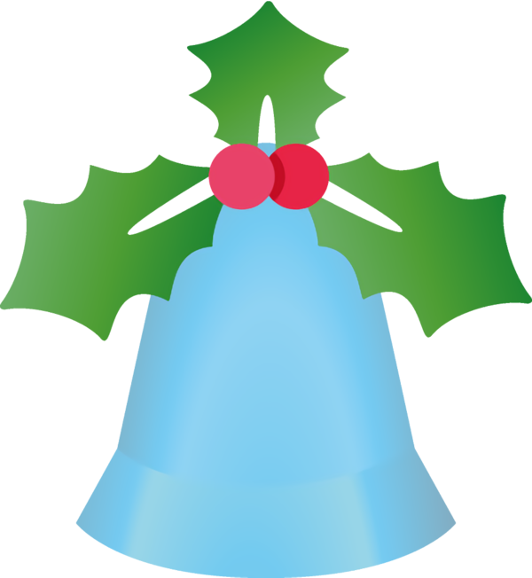 Transparent christmas Holly Green Tree for Jingle Bells for Christmas