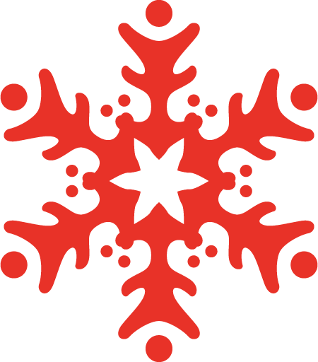 Transparent christmas Ornament for Snowflake for Christmas