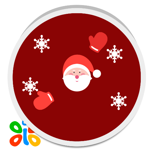 Transparent Christmas Ornament Santa Claus Christmas Red Snowflake for Christmas