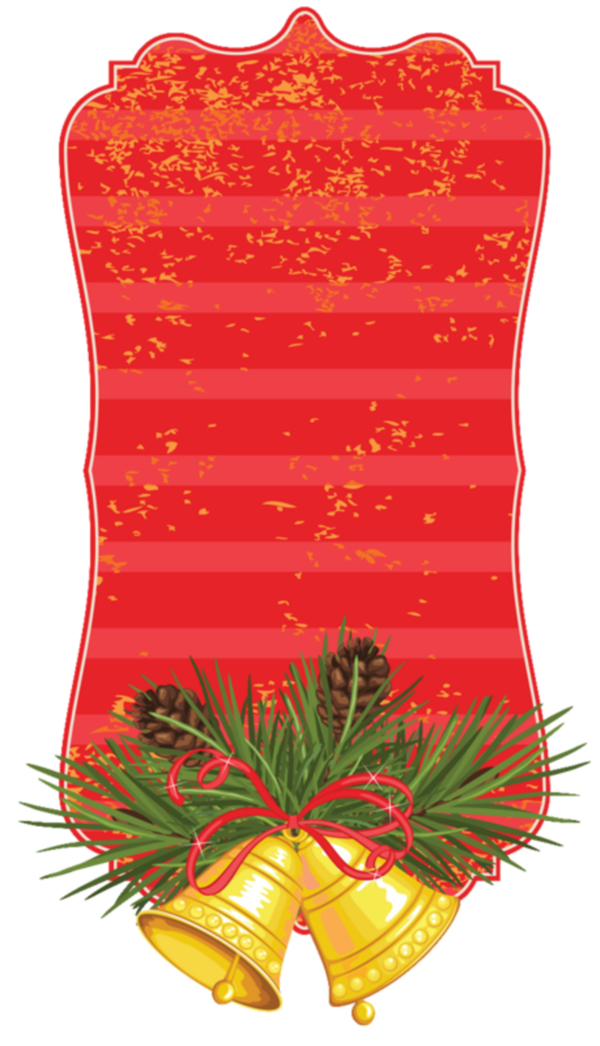 Transparent Pancartes Christmas Day December Orange Peach for Christmas