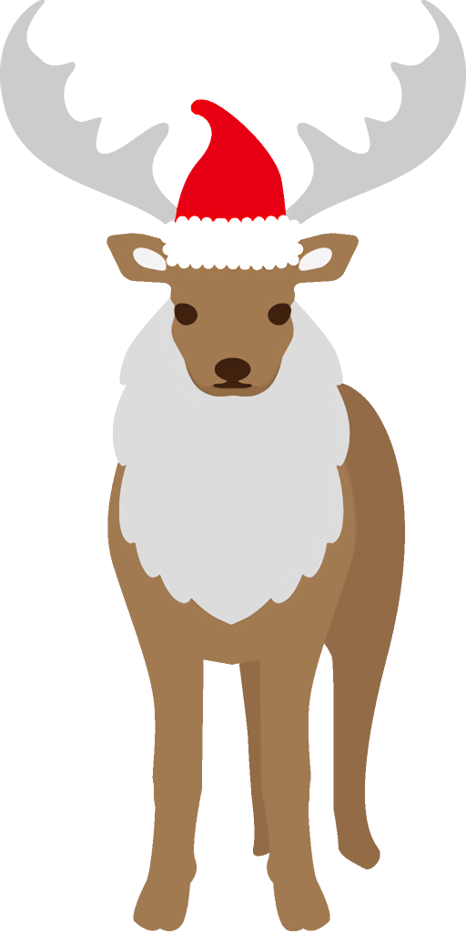 Transparent christmas Deer Reindeer Elk for Reindeer for Christmas