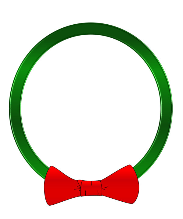 Transparent Christmas Circle Ribbon Body Jewelry for Christmas
