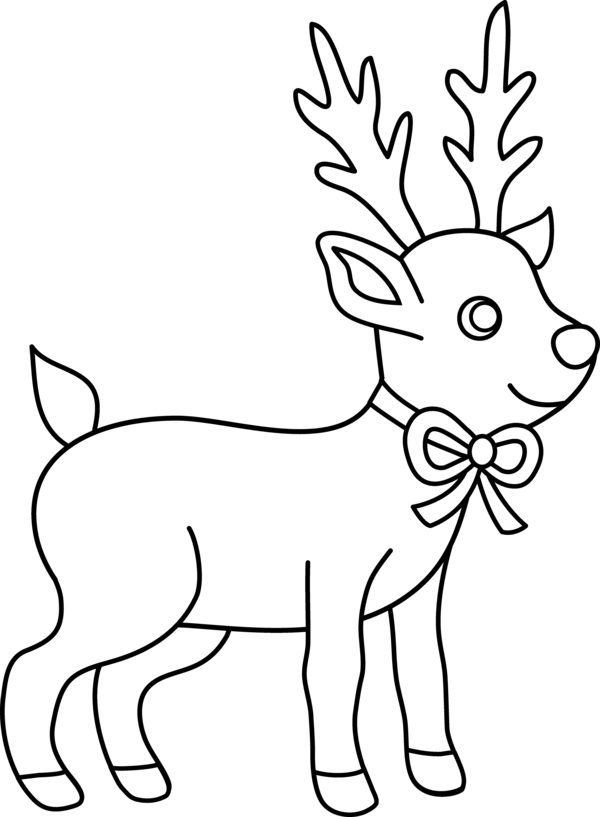 Transparent Reindeer Deer Moose Horn for Christmas