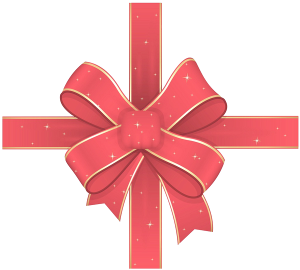 Transparent Christmas Bow Tie Ribbon Christmas Ornament for Christmas