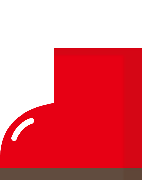 Transparent christmas Red Line Logo for Christmas Stocking for Christmas
