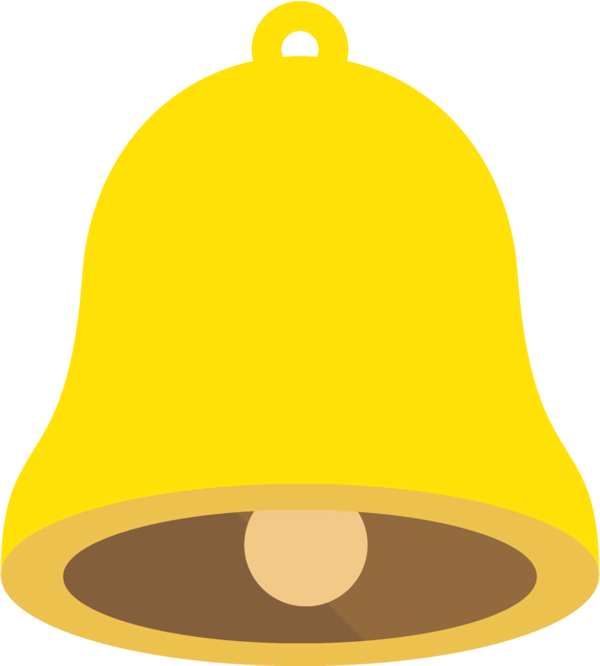 Transparent christmas Bell Yellow Cap for Jingle Bells for Christmas