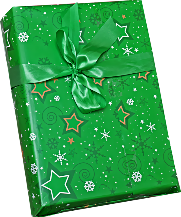 Transparent christmas Green Gift wrapping Wrapping paper for Christmas Gift for Christmas